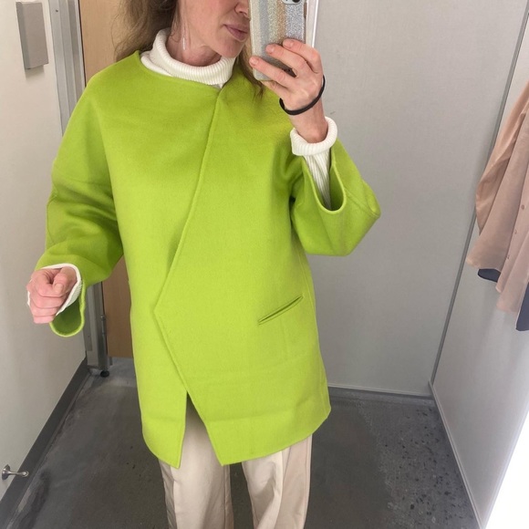 Blue Sky Factory Mongolian wool coat Sz S/M Brand New - Picture 11 of 16